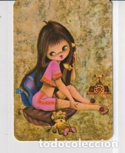 Colecionismo Calend&aacute;rios: CALENDARIO DE BONITOS DIBUJOS NI&Ntilde;A A&Ntilde;O 1973 EN PUBLICIDAD DE PANTALONES CARLE EN ESP