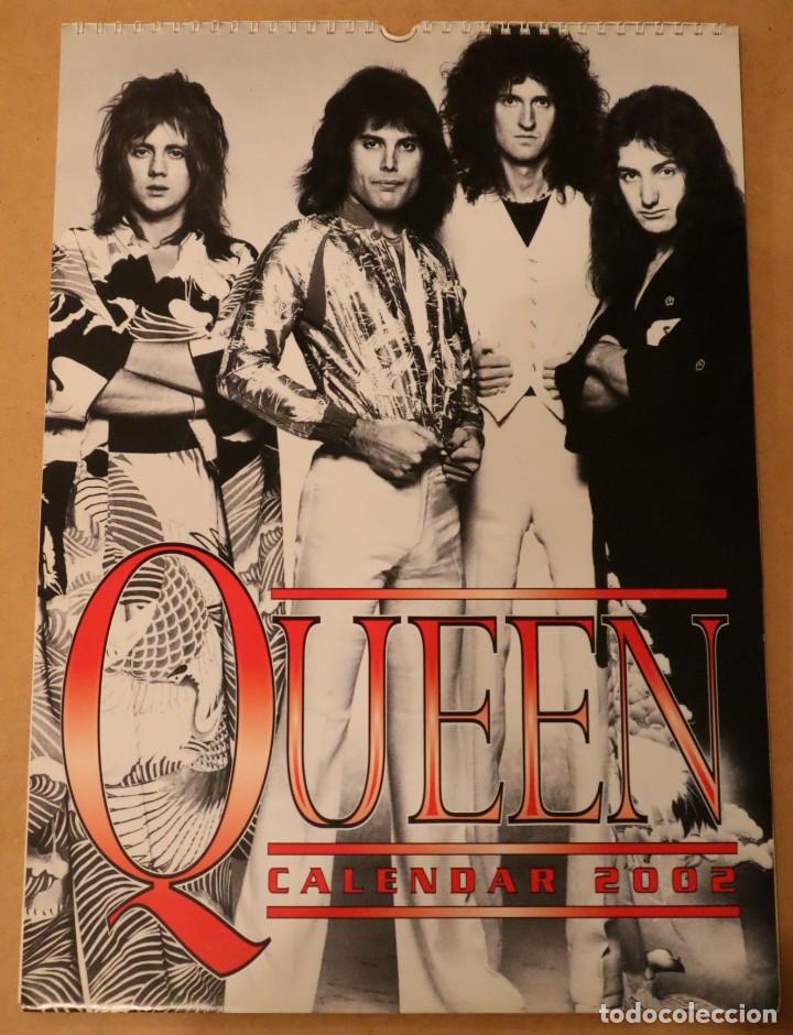 Coleccionismo calendarios: Calendario No Oficial QUEEN 2002
