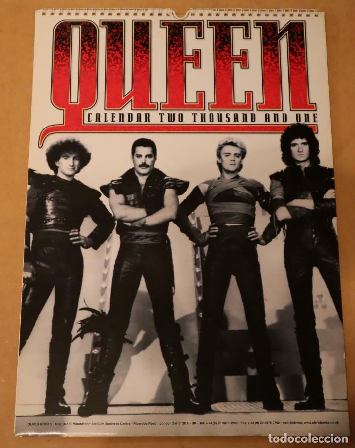 Coleccionismo calendarios: Calendario No Oficial QUEEN 2001