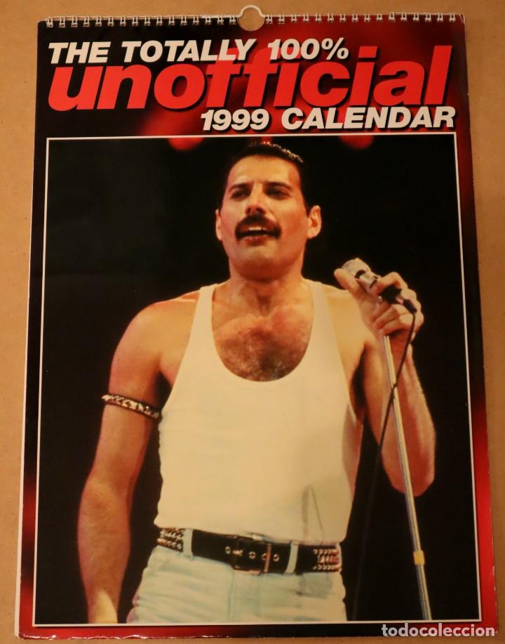 Coleccionismo calendarios: Calendario 100% No Oficial QUEEN 1999