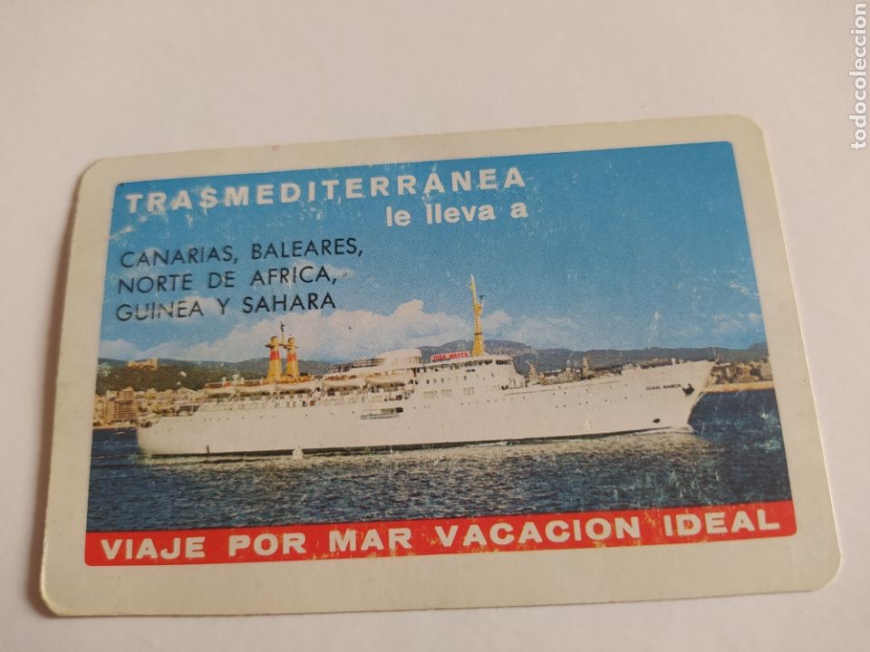 Coleccionismo calendarios: FOURNIER 1970 TRASMEDITERR&Aacute;NEA