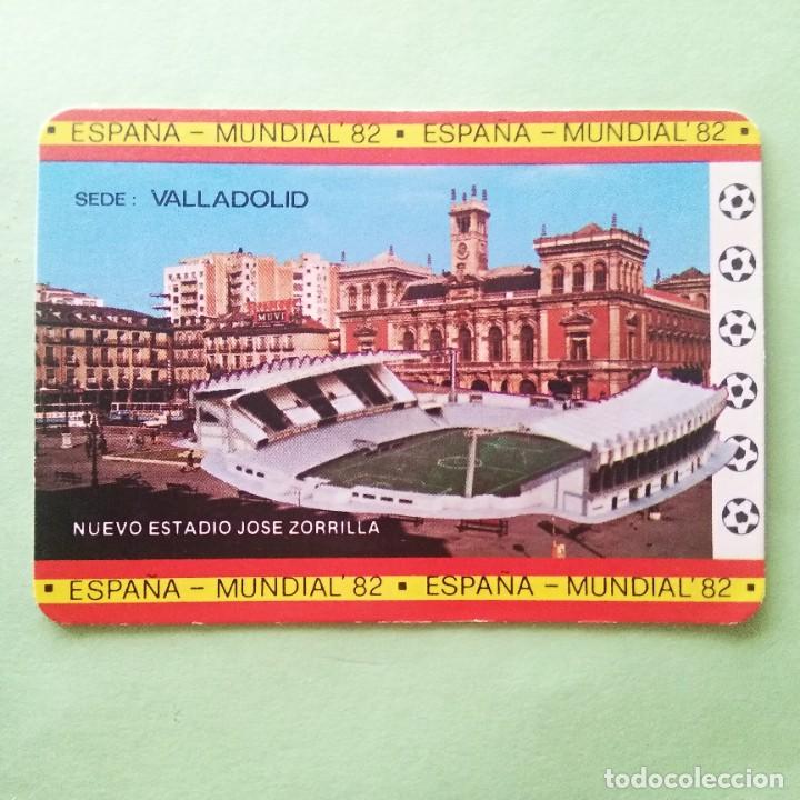 Coleccionismo calendarios: CALENDARIO ESPA&Ntilde;A MUNDIAL 82 . ESTADIO JOSE ZORRILLA . VALLADOLID . 1982. EL CAFE DEL NORTE