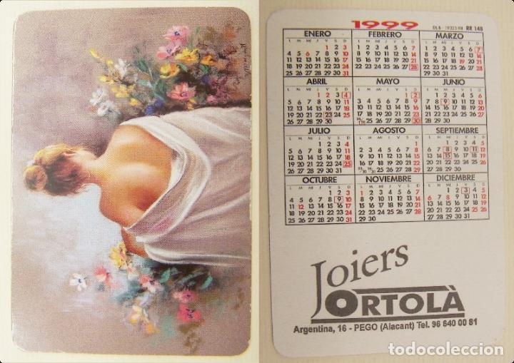 Coleccionismo Calendarios: CALENDARIO DE BOLSILLO JOIERS ORTOLA ,ORTOLA JOYEROS PEGO 1999