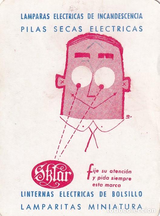 Collectionnisme Calendriers: Calendario Sklar Pilas secas el&eacute;ctricas Linternas Lamparitas 1963