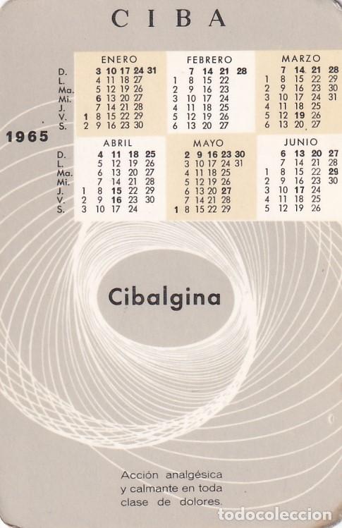 Coleccionismo calendarios: CALENDARIO CIBA CIBALGINA A&Ntilde;O 1964