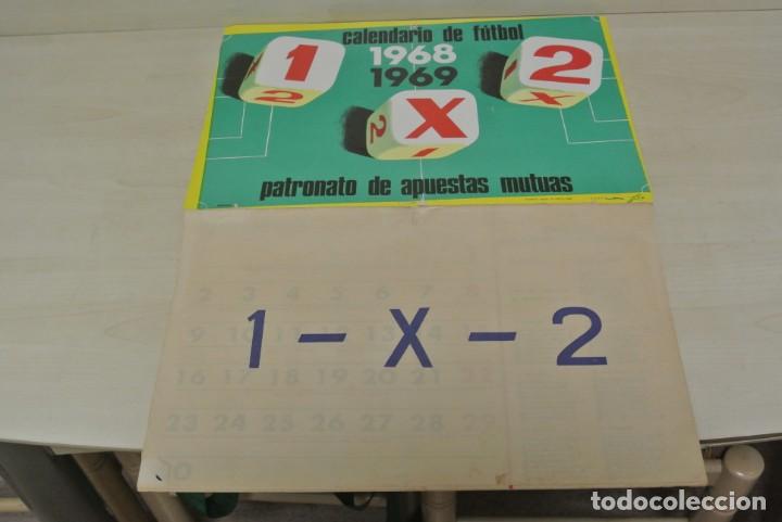Coleccionismo Calendarios: VARIOS CALENDARIOS DE FUTBOL , QUINIELAS , 1X2, ESPA&Ntilde;A