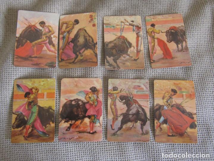 Coleccionismo calendarios: Coleccion 8 calendarios de bolsillo 1986 Toros TorerosTauromaquia