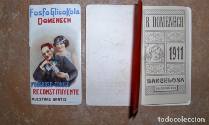 Coleccionismo Calendarios: FARMACIA ANTIGUA BARCELONA: CALENDARIO DE BOLSILLO FARMACIA DOMENECH MAS DE 100 A&Ntilde;OS- OPORTUNIDAD