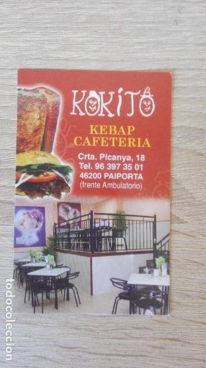 Collezionismo Calendari: CALENDARIO BOLSILLO KOKIJO KEBAP-BAR CAFETER&Iacute;A-PAIPORTA (VAL&Egrave;NCIA)-A&Ntilde;O 2007.