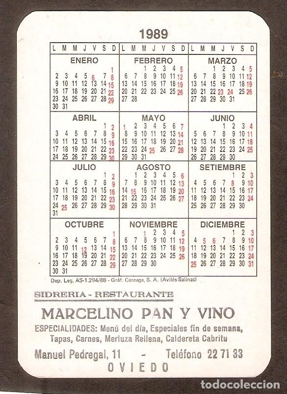Calendario De Bolsillo Año 1989 Dibujo Bebidas Comprar Calendarios Antiguos En Todocoleccion 5205