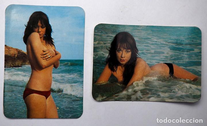 Coleccionismo calendarios: 2 calendarios de bolsillo pin up 1976 - Foto 1