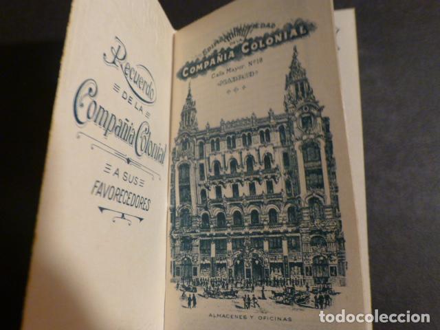 Coleccionismo calendarios: COMPA&Ntilde;IA COLONIAL MADRID CALENDARIO 1920 - Foto 2