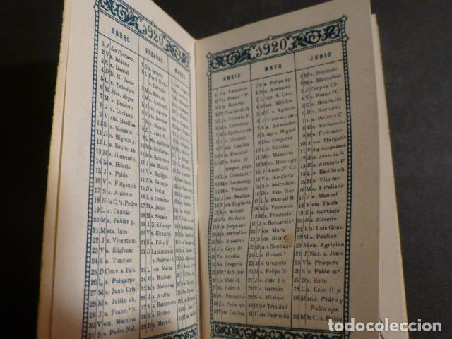 Coleccionismo calendarios: COMPA&Ntilde;IA COLONIAL MADRID CALENDARIO 1920 - Foto 3
