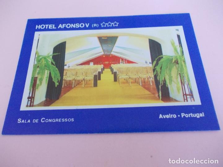 Colecionismo Calend&aacute;rios: Calendario Portugal Hotel Afonso V sala de Congressos Aveiro Portugal 1996