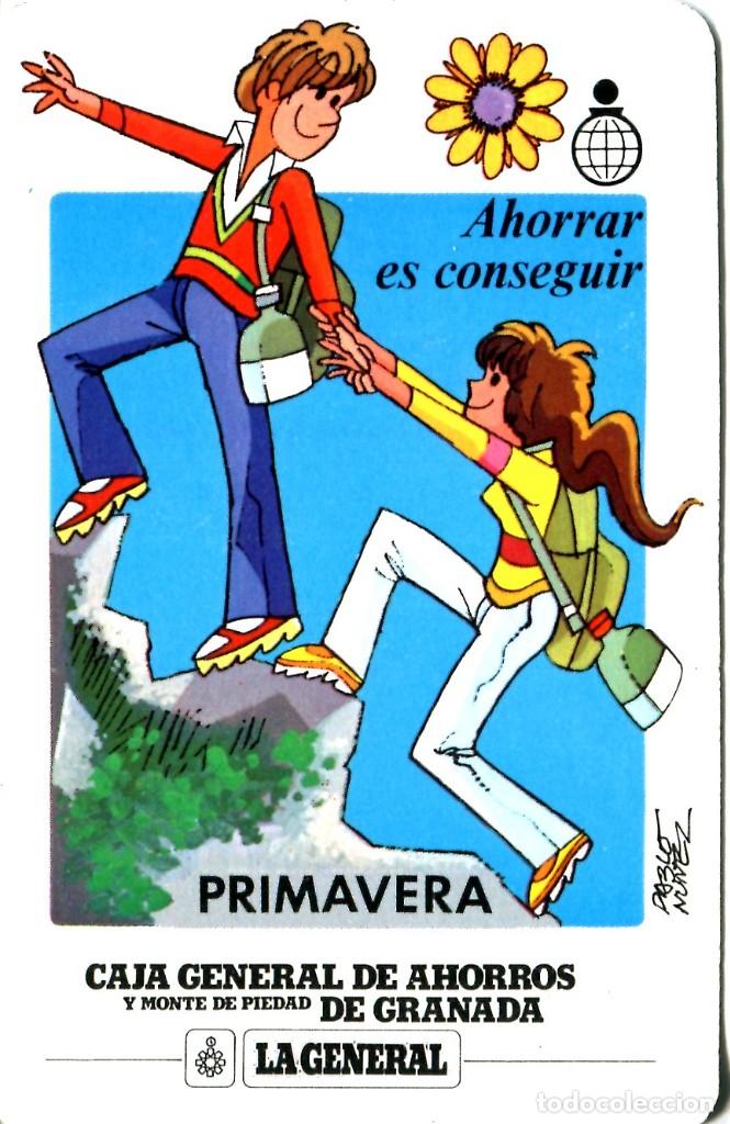 Coleccionismo calendarios: Calendario fournier caja general de ahorros y Monte de Piedad de granada la general 1983