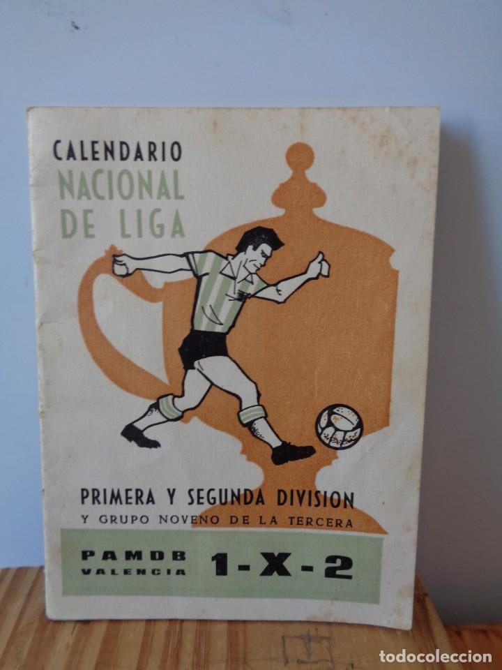 Coleccionismo Calendarios: &iexcl;&iexcl; FUTBOL : CALENDARIO NACIONAL DE LIGA: TEMPORADA - 1963 -64. !!