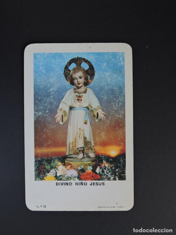 Coleccionismo calendarios: Calendario bolsillo - DIVINO NI&Ntilde;O JES&Uacute;S - FOURNIER - A&ntilde;o 1963 - APOSTOLADO DE F&Aacute;TIMA