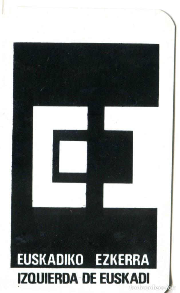 Colecionismo Calend&aacute;rios: CALENDARIO DE BOLSILLO. PARTIDOS POLITICOS. Euskadiko Ezquerra, izquierda de Euskadi. A&Ntilde;O 1979