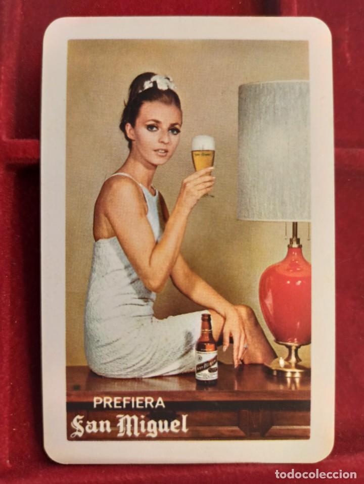 Coleccionismo Calendarios: Calendario de bolsillo Fournier Publicidad Cerveza San Miguel 1967