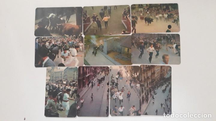 Coleccionismo Calendarios: Lote 10 calendarios. Programa de toreros y ganader&iacute;as. San Ferm&iacute;n. 1965, Publicidad SUPER SER.