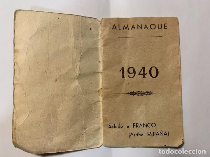 Coleccionismo calendarios: Almanaque 1940 - Foto 2