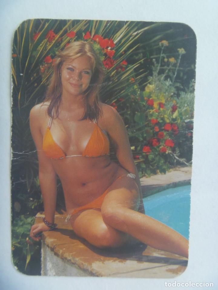 Coleccionismo calendarios: CALENDARIO DE BOLSILLO DE 1975 CON CHICA. PUBLICIDAD SUNDER , MELILLA