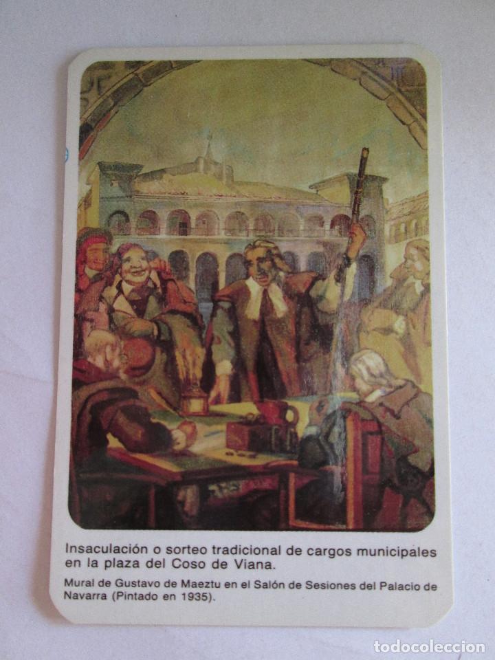Coleccionismo Calendarios: CALENDARIO DE BOLSILLO - 1987 - GOBIERNO DE NAVARRA - SORTEO DE CARGO EN LA PLAZA DEL COSO DE VIANA