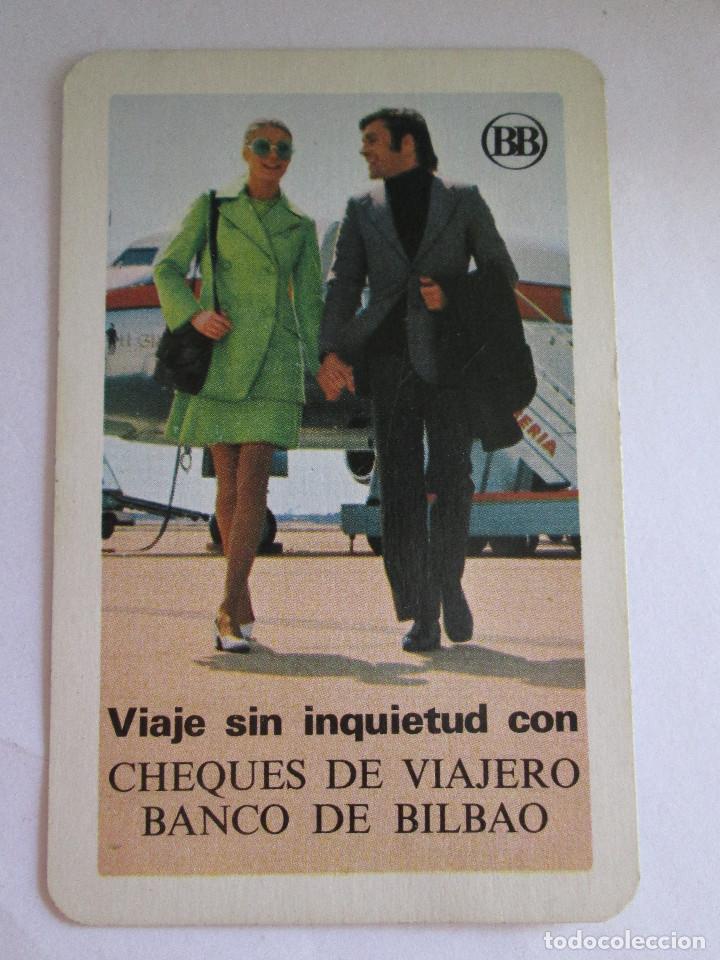 Coleccionismo Calendarios: CALENDARIO DE BOLSILLO - FOURNIER - 1973 - BANCO DE BILBAO - CHEQUES VIAJERO - ALGUNAS MARCAS ATRAS