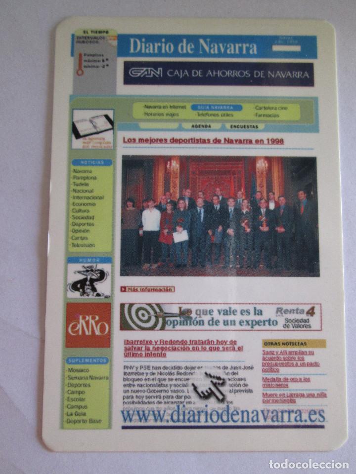 Colecionismo Calend&aacute;rios: CALENDARIO DE BOLSILLO - 1999 - DIARIO DE NAVARRA -