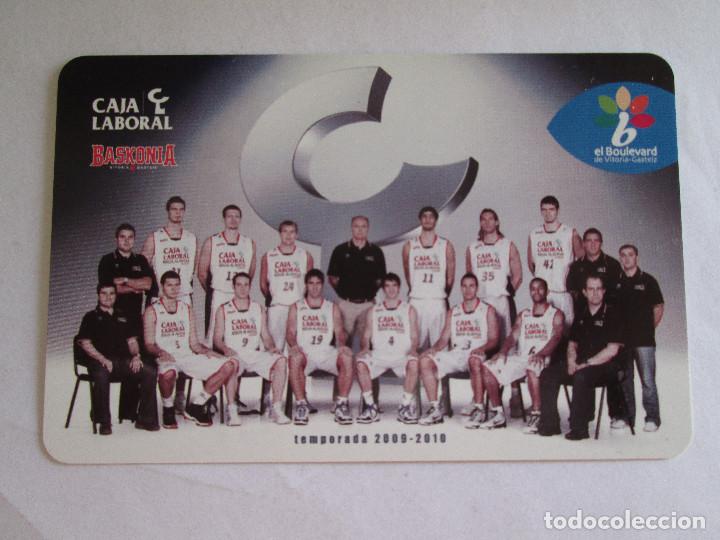 Collectionnisme Calendriers: CALENDARIO DE BOLSILLO - FOURNIER - 2010 - CAJA LABORAL - BASKONIA TEMPORADA 2009 - 2010