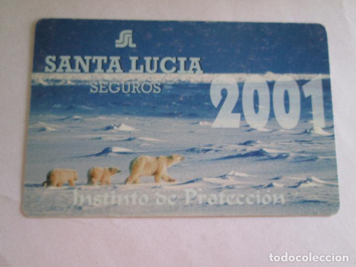 Coleccionismo calendarios: CALENDARIO DE BOLSILLO - - 2001 - SEGUROS SANTA LUCIA