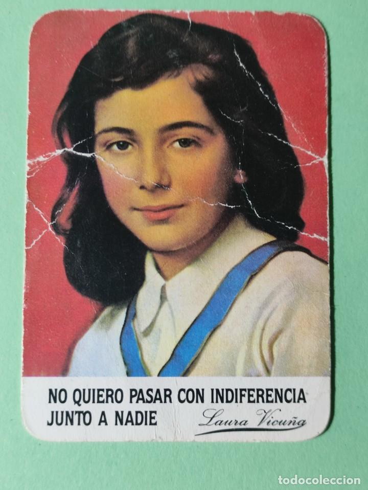Coleccionismo Calendarios: CALENDARIO . FRASES . LAURA VICU&Ntilde;A 1989 .(BEATIFICADA EN 1988) . T3
