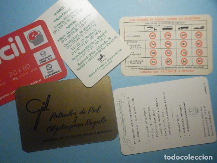 Coleccionismo calendarios: Lote de 5 calendarios publicitarios - Foto 1