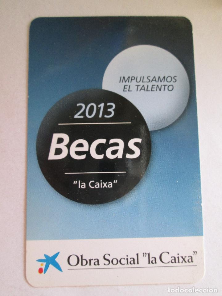Colecionismo Calend&aacute;rios: CALENDARIO DE BOLSILLO - 2013 - LA CAIXA OBRA SOCIAL - BECAS