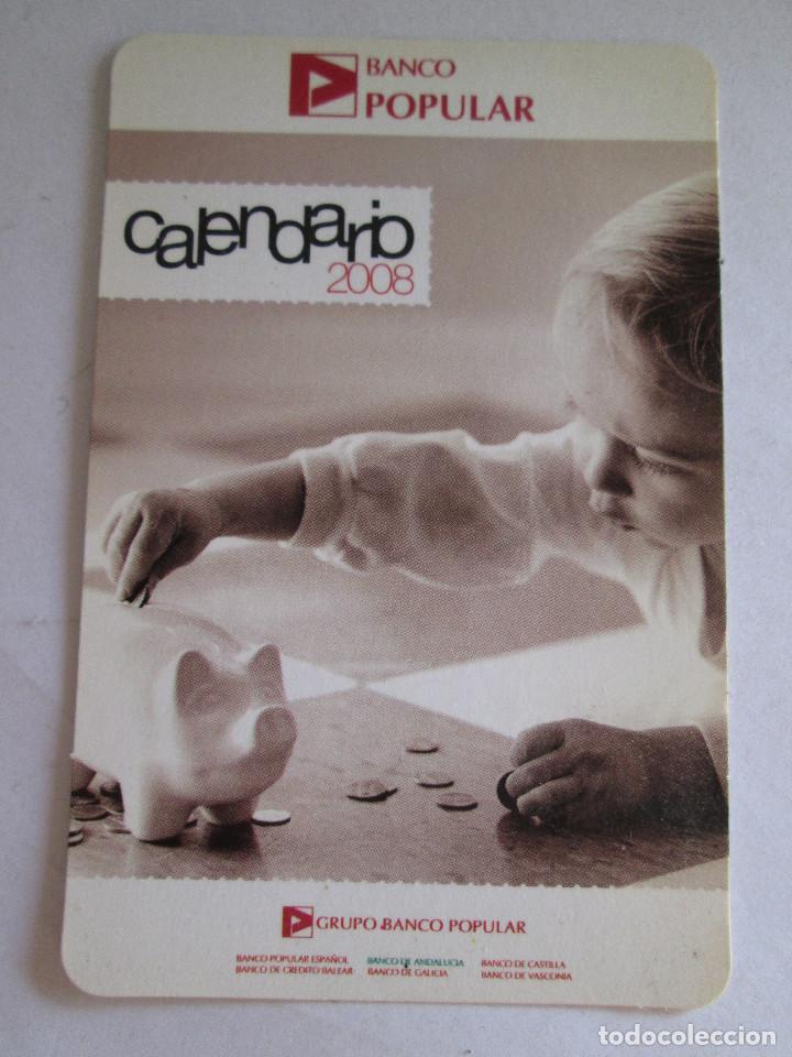 Colecionismo Calend&aacute;rios: CALENDARIO DE BOLSILLO - 2008 - BANCO POPULAR