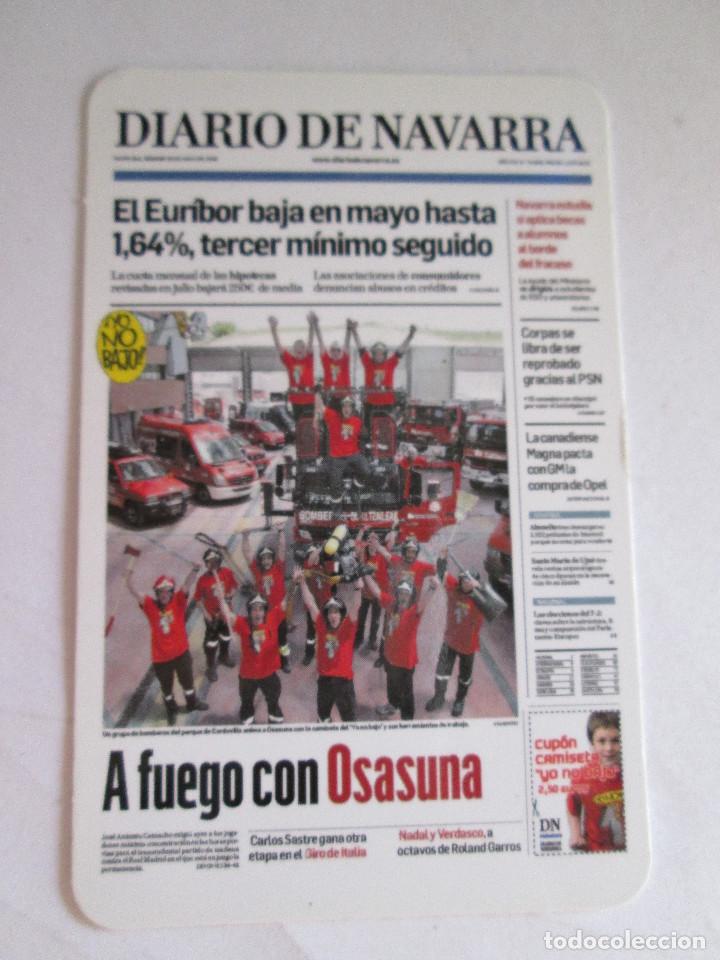 Coleccionismo calendarios: CALENDARIO DE BOLSILLO - - 2010 - DIARIO DE NAVARRA - OSASUNA