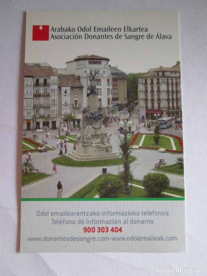 Colecionismo Calend&aacute;rios: CALENDARIO DE BOLSILLO - 2009 - ASOCIACION DONANTES DE SANGRE DE ALAVA
