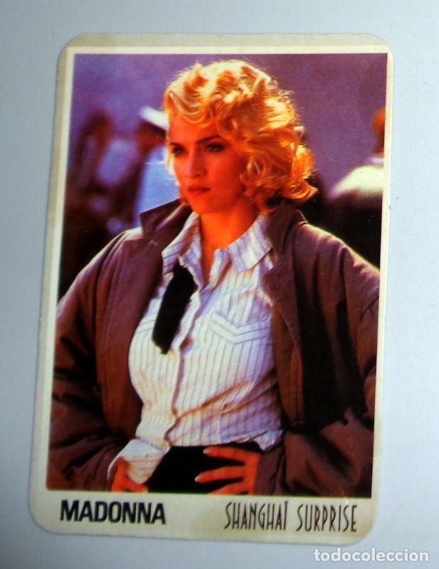 Coleccionismo Calendarios: CALENDARIO de BOLSILLO - ANTIGUO - A&Ntilde;O 1990 - MADONNA - SHANGAI SURPRISE - FILM PEL&Iacute;CULA