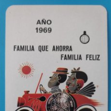 Coleccionismo Calendarios: CALENDARIO FOURNIER PUBLICIDAD CAJA DE AHORROS LAYETANA DE MATARÓ 1969. Lote 278211953
