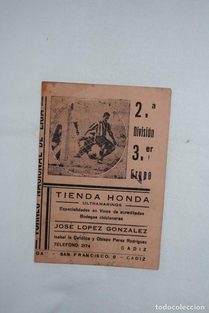 Collectionnisme Calendriers: TORNEO NACIONAL DE LIGA 1942 - 1943