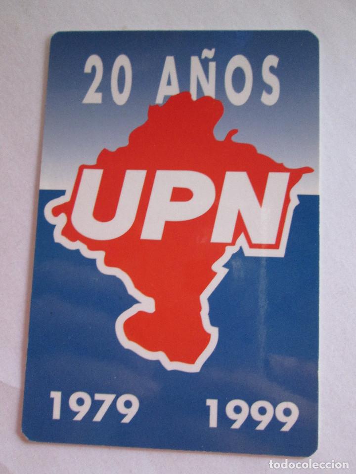 Coleccionismo calendarios: CALENDARIO DE BOLSILLO - 1999 - PARTIDO POLITICO UPN - UNION DEL PUEBLO NAVARRO -