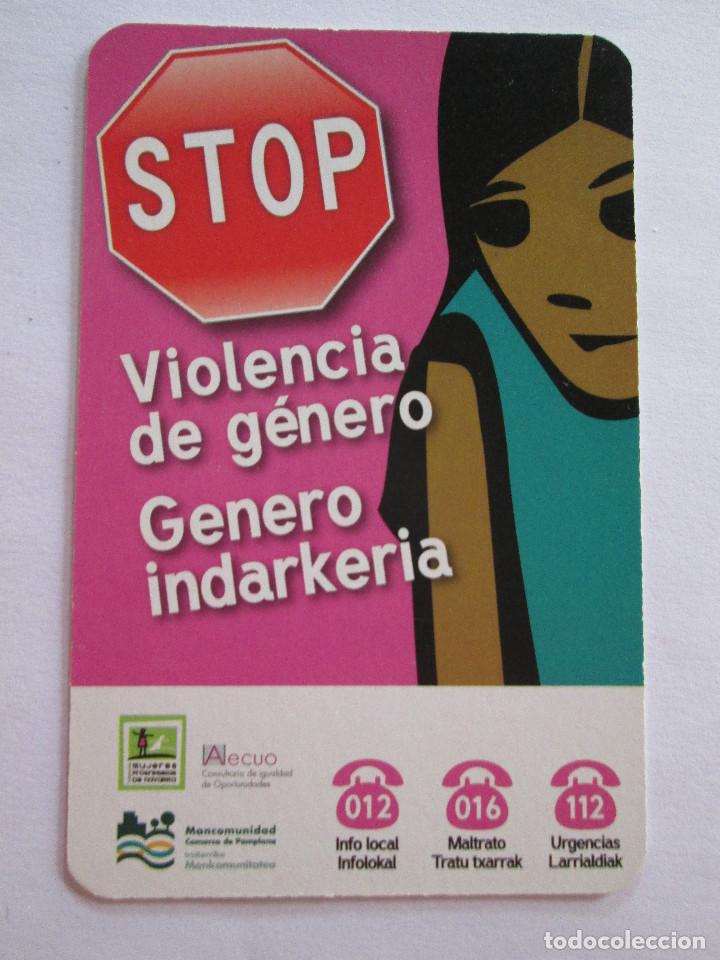 Coleccionismo calendarios: CALENDARIO DE BOLSILLO - 2010 - STOP VIOLENCIA DE GENERO