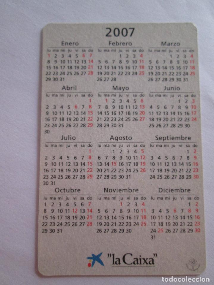 Coleccionismo calendarios: CALENDARIO DE BOLSILLO - - 2007 - LA CAIXA - Foto 2