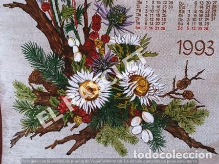 Coleccionismo Calendarios: ANTIGUO CALENDARIO DE ROPA AÑO 1993 PARA COLGAR DE MEDIDAS 64 X 36 EN PERFECTO ESTADO - Foto 5 - 280191958