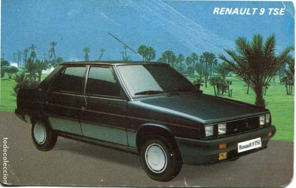 Coleccionismo calendarios: CALENDARIO BOLSILLO FOURNIER 1986 RENAULT 9 TSE