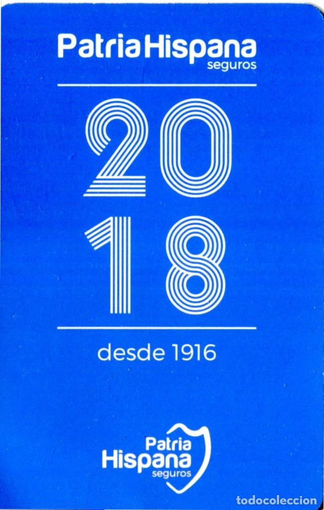 Coleccionismo calendarios: CALENDARIO FOURNIER - 2018 - SEGUROS PATRIA HISPANA