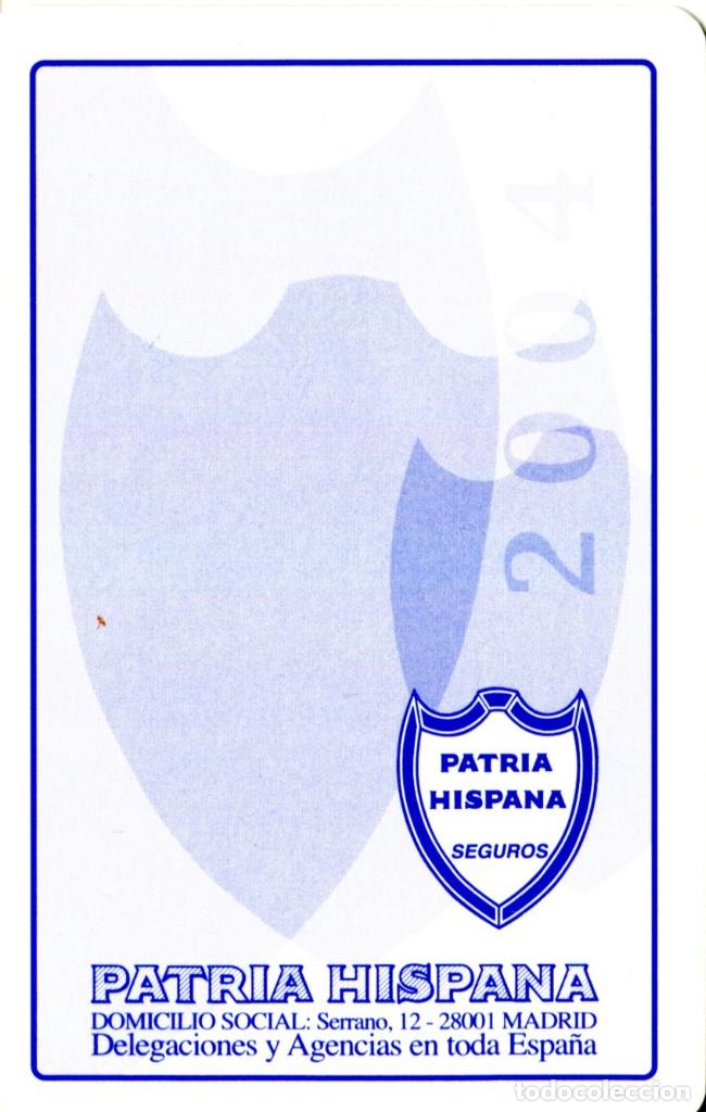 Coleccionismo calendarios: CALENDARIO DE BOLSILLO - Seguros Patria Hispana - 2004 - H. Fournier