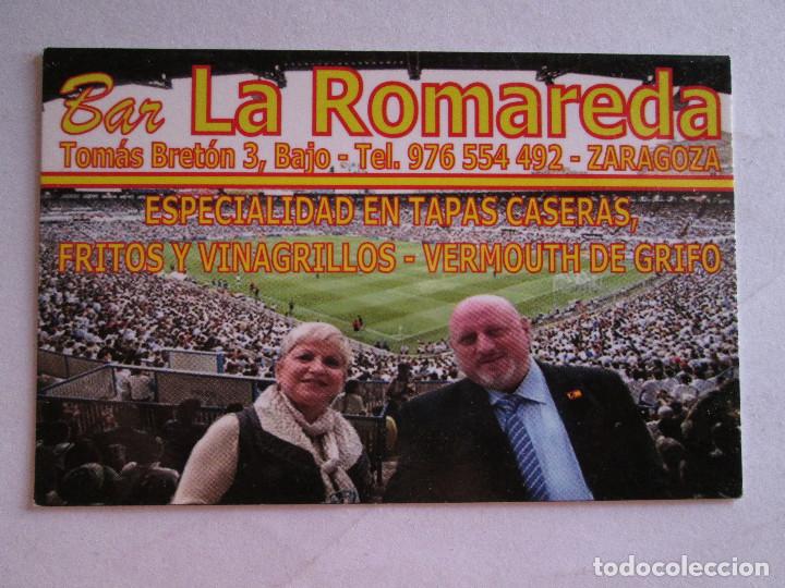 Coleccionismo calendarios: CALENDARIO DE BOLSILLO - 2015 - BAR LA ROMAREDA - ZARAGOZA