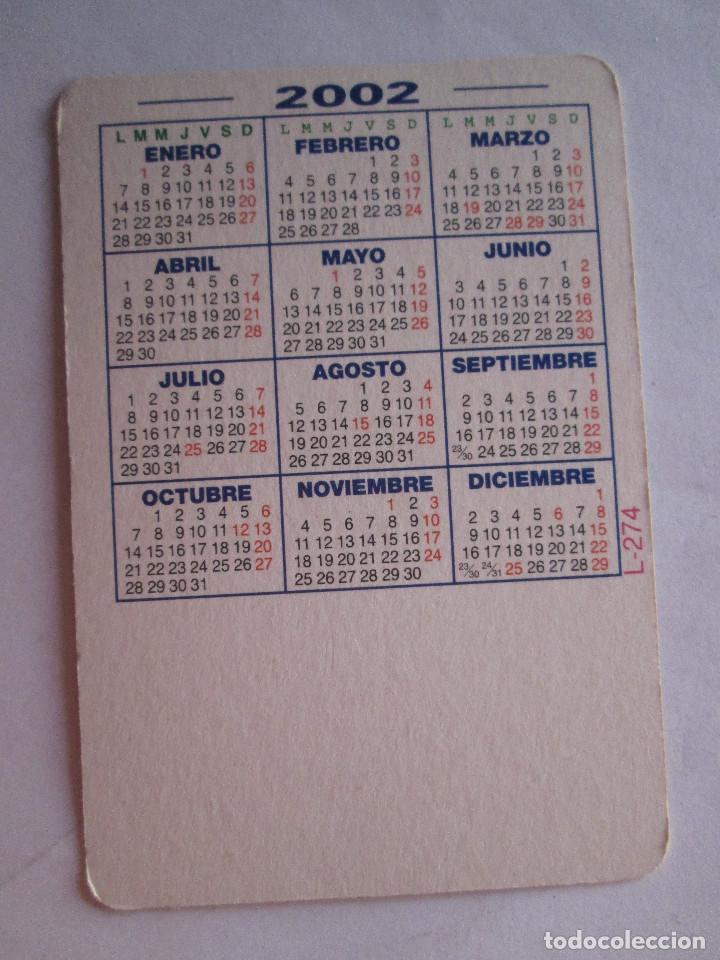 Coleccionismo calendarios: CALENDARIO DE BOLSILLO - 2002 - TENIS - Foto 2