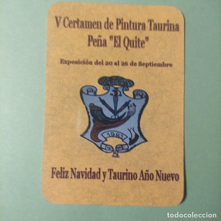 Coleccionismo Calendarios: CALENDARIO TAURINO * V CERTAMEN DE PINTURA * TAURINA PE&Ntilde;A EL QUITE . * 2006 * B7